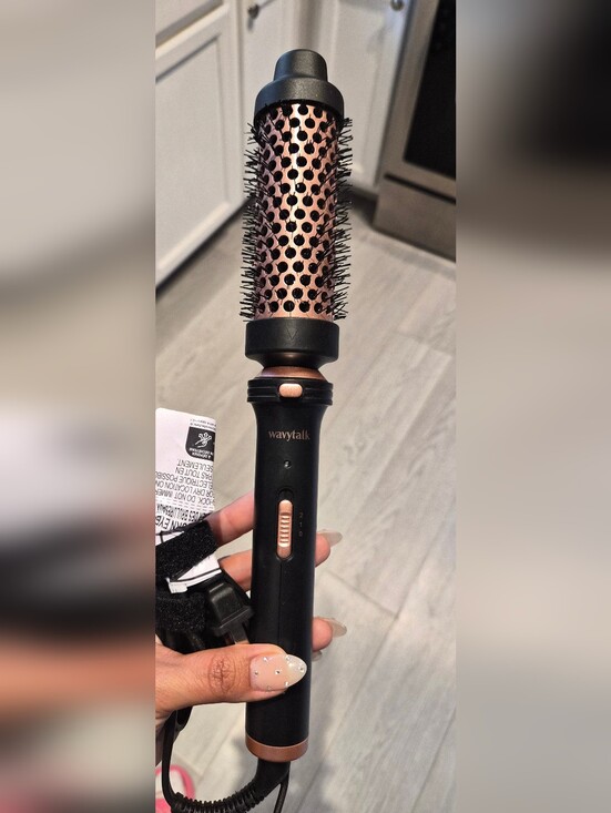 Wavytalk Other - Wavytalk Rose Gold and Black Heated Round Styling Brush